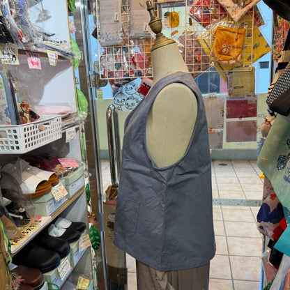 Ina Cotton-blend Vest Top, 2 Colors, made in Japan