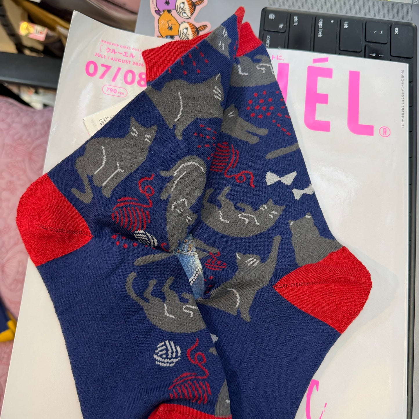 Fromf Print Socks, 3 Patterns, made in Japan