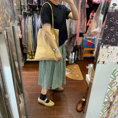 Sale- Spologum Beige Lace Tote Bag, made in Japan