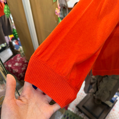 Tumugu Red Frill Cardigan