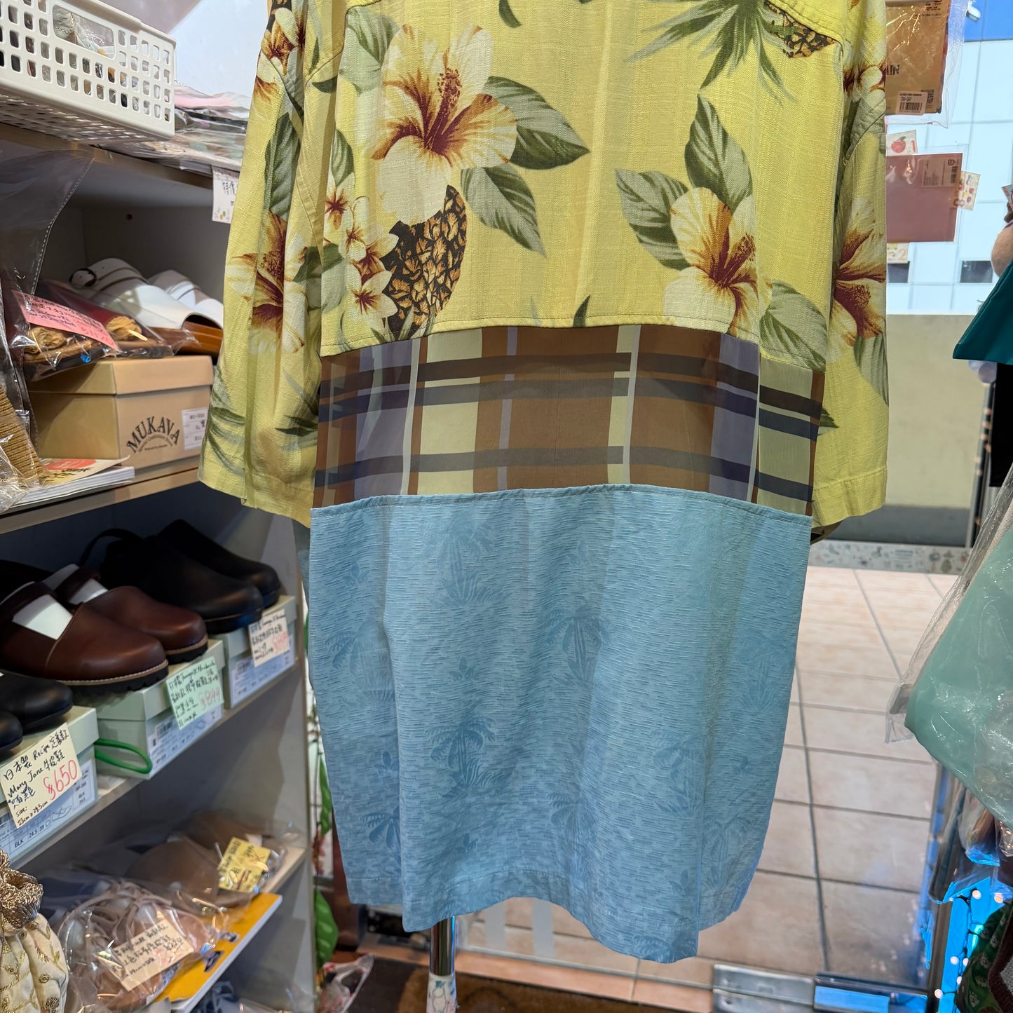 Rehersall Assort Unique Patchwork Shirt, made in Japan