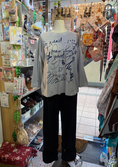 Tumugu No Rules… T-shirt, 2 Colors, made in Japan
