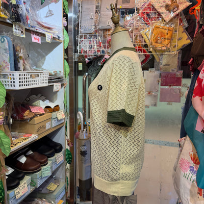 Blanc Basque Beige Knit Sweatshirt