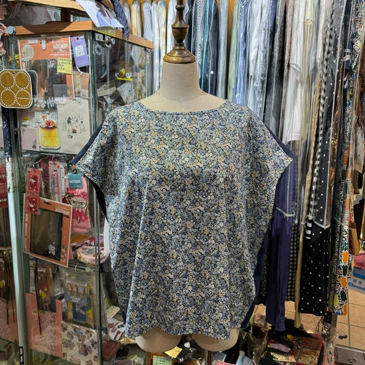 EXTRA20- Vent d Ouest x Liberty London Top, 2 Colors, made in Japan