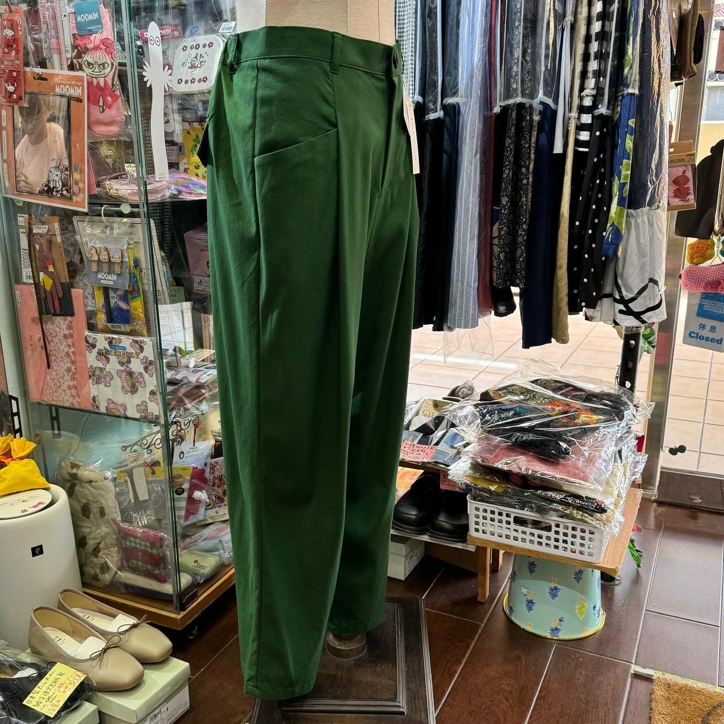 EXTRA20- Vent d Ouest Green Pants, 2 size, made in Japan