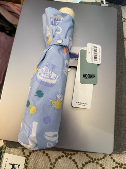 Ogawa Little My Light Blue Rain/Sun Folding Umbrella, 90% UV Cut