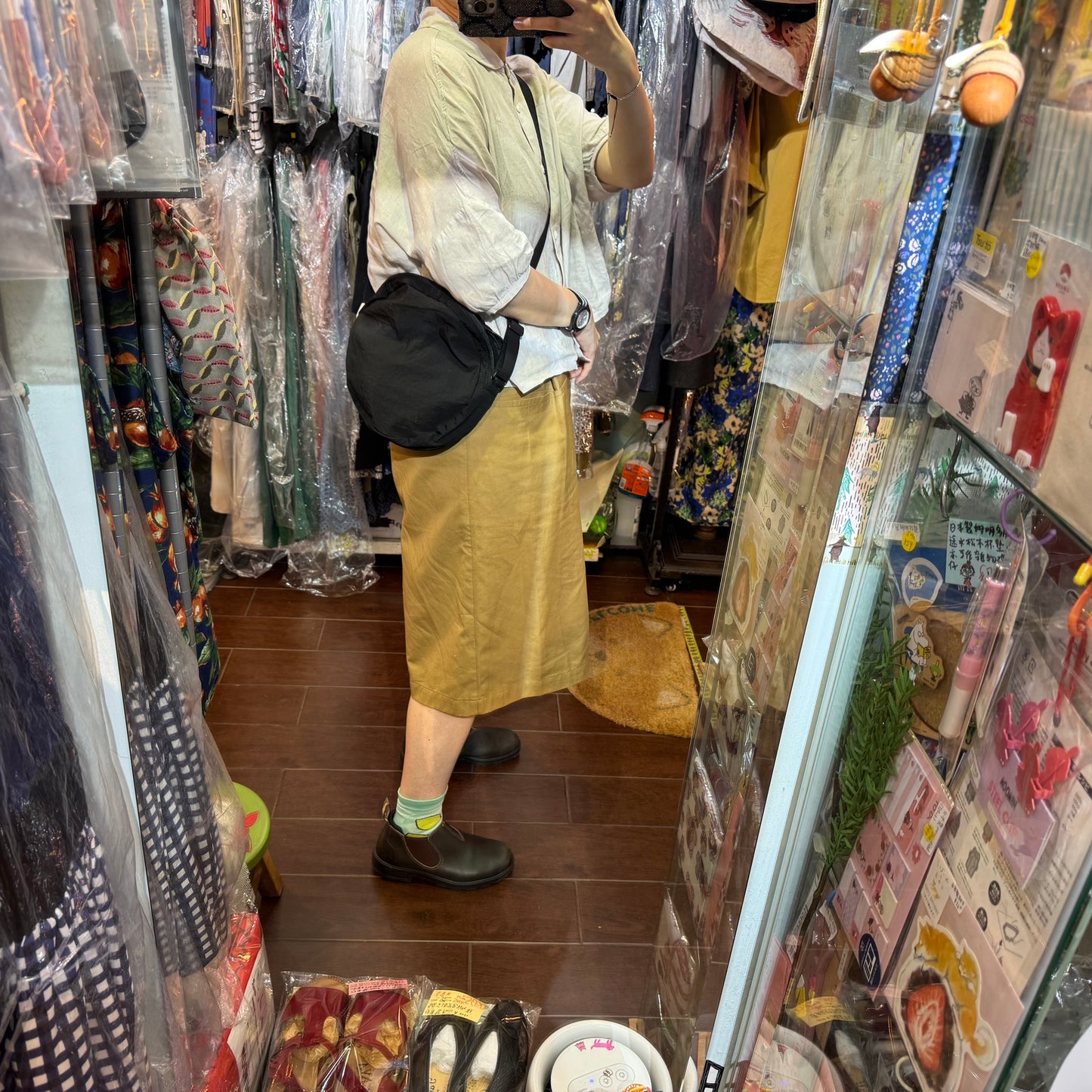 Anvocoeur Circle Nylon Bag, 2 Colors, made in Japan
