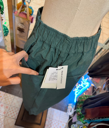 Hands of creation Green Pants, made in Japan