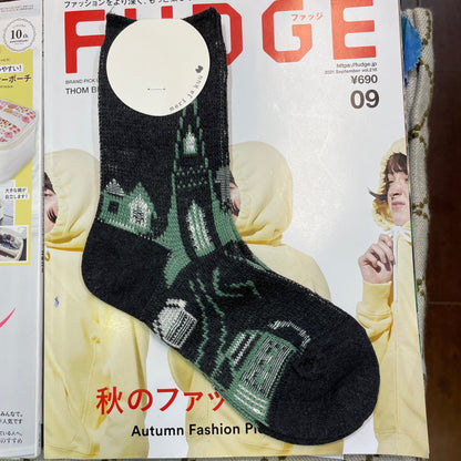 $99 only- Meri ja kuu Iceland Socks, 3 Colors, made in Japan
