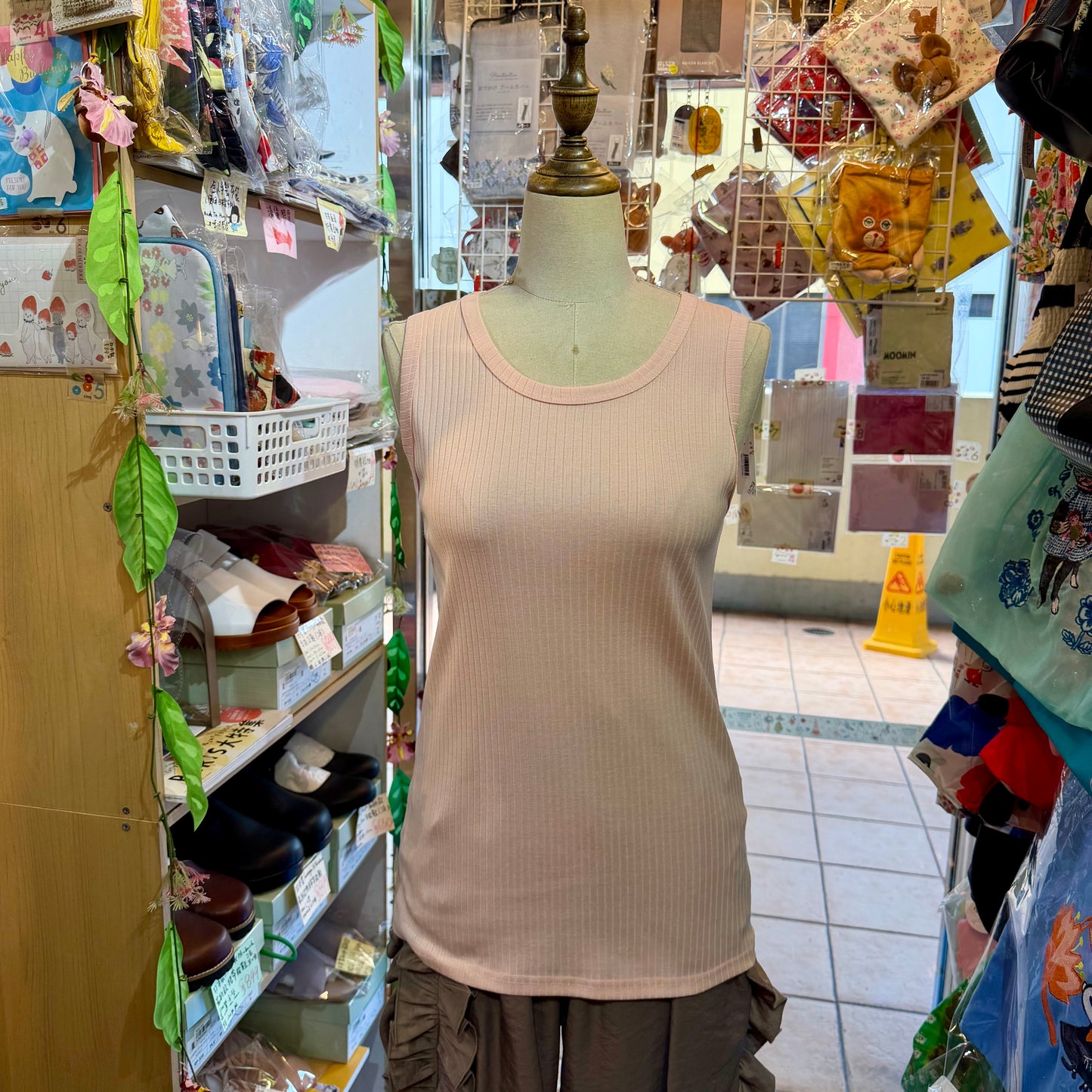 Ichi Cotton Tank Top, 3 Colors, made in Japan