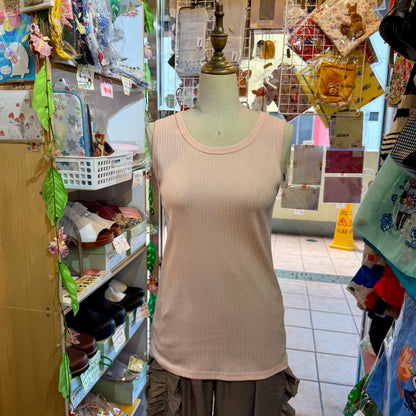 Ichi Cotton Tank Top, 3 Colors, made in Japan