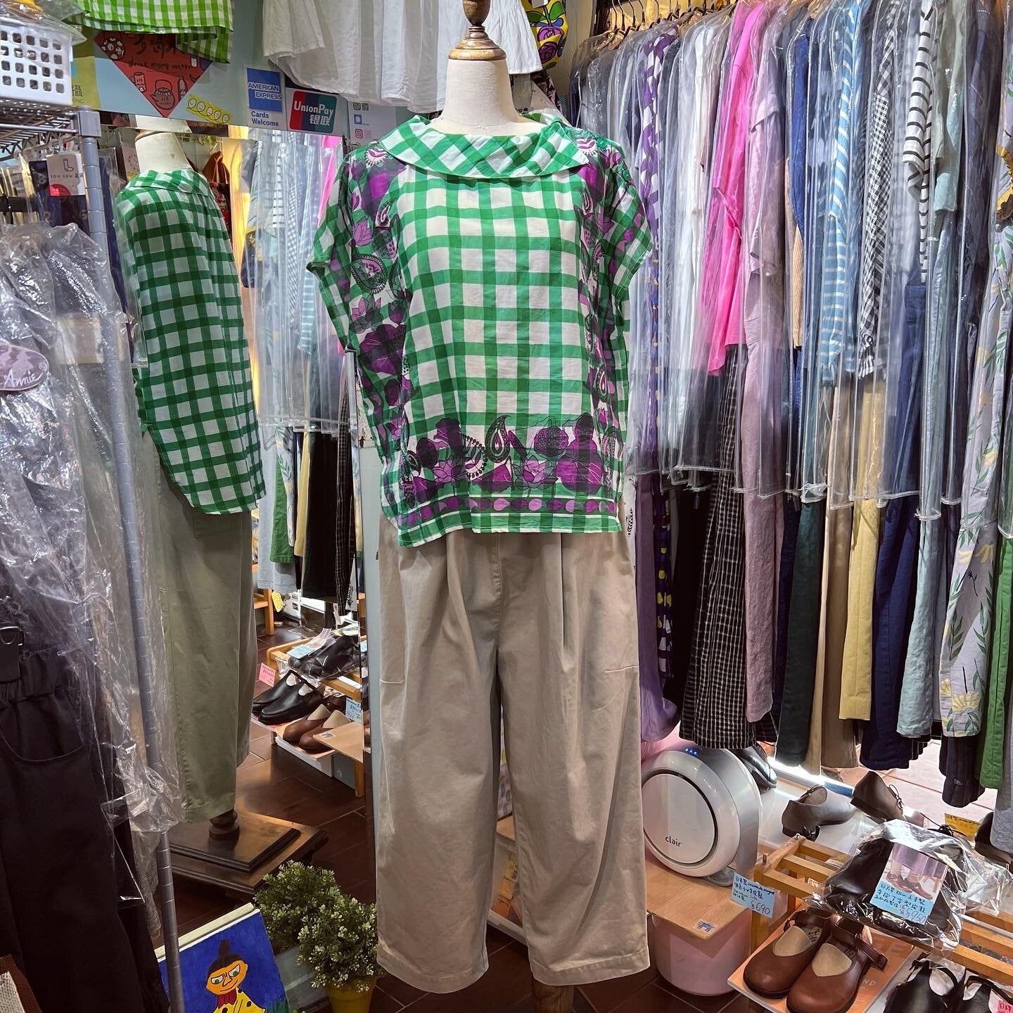 EXTRA20- Kilki Checked Top, 4 Colors, made in India