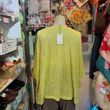 Nachukara Yellow Blouse, made in Japan