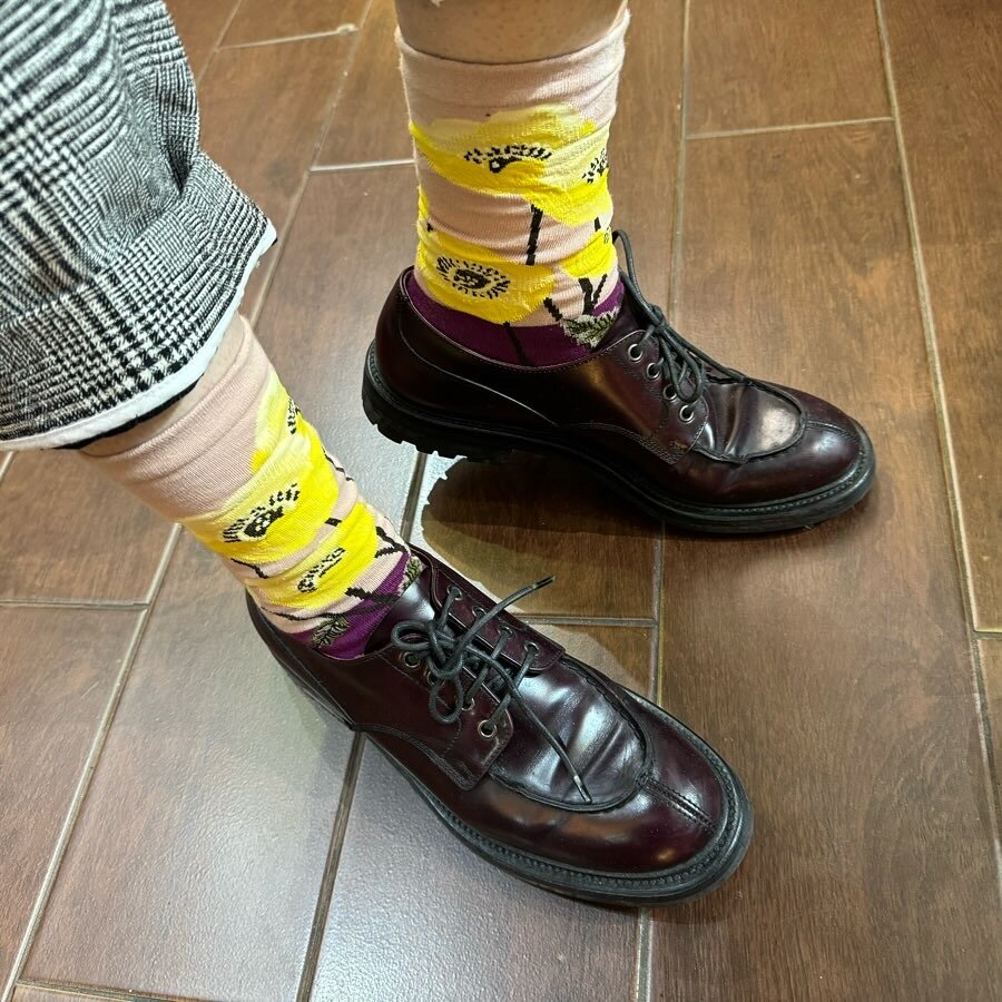 ande Floral Socks, made in Japan