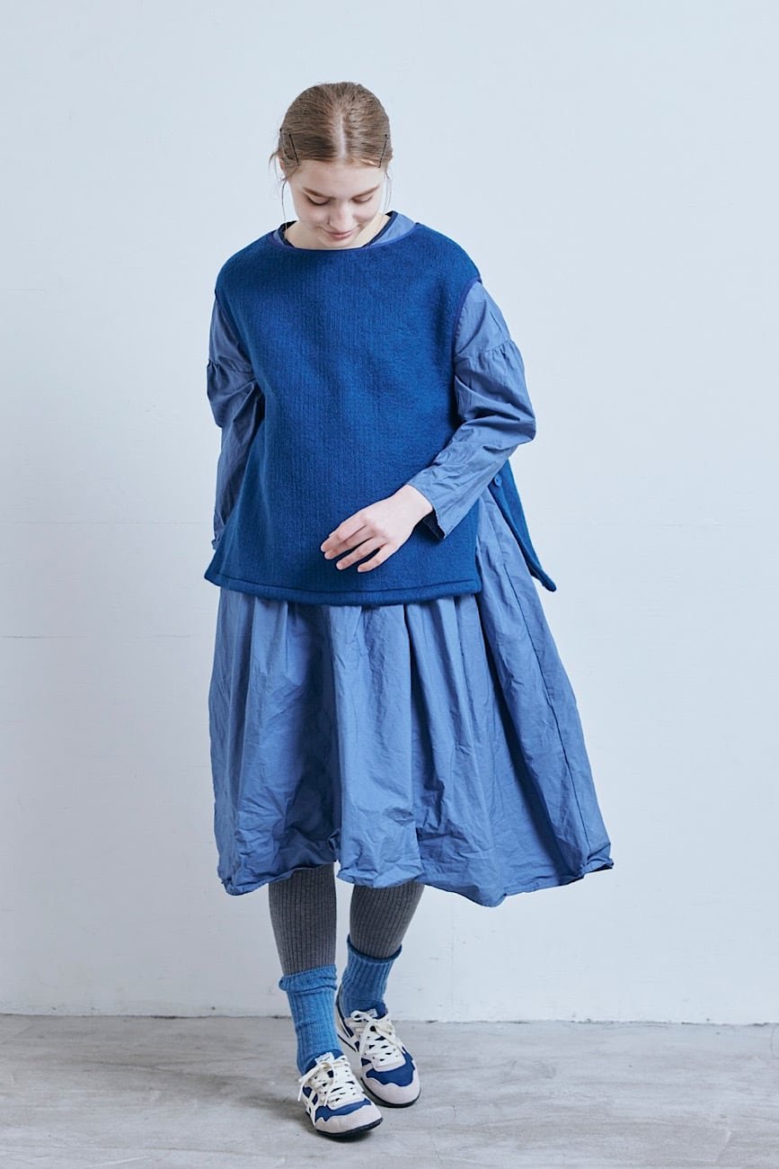 EXTRA20- (g) Shaggy Vest, 2 Colors,  made in Japan