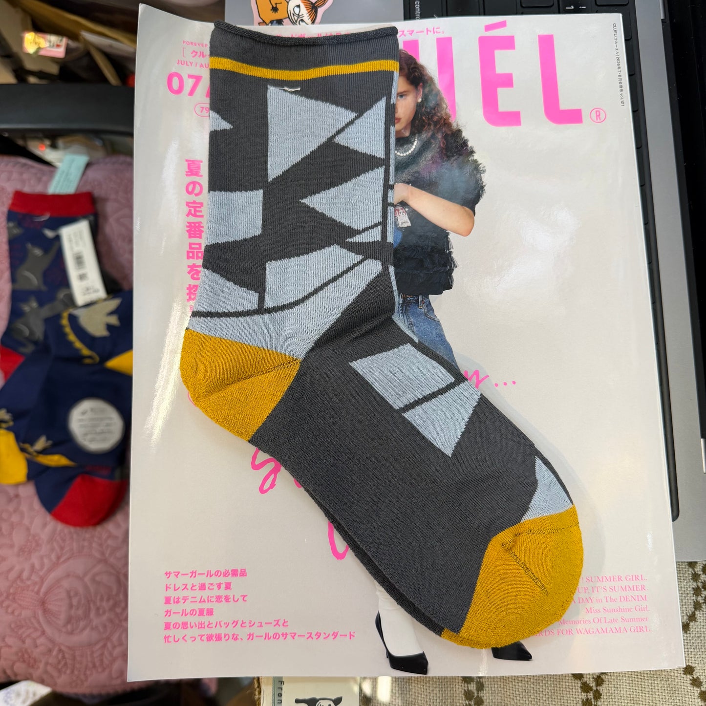 Fromf Print Socks, 3 Patterns, made in Japan