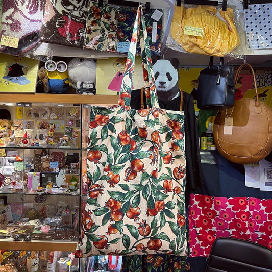 Sale- Ichi Pomegranate Tote Bag, 2 Colors, made in Vietnam