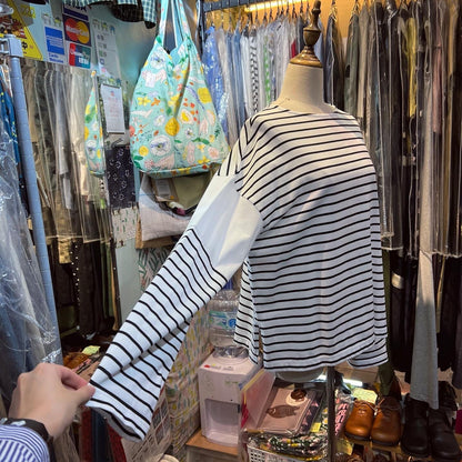 EXTRA30- Diaries Striped T-shirt, 3 Colors, made in Japan