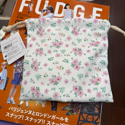The Bear’s School Flora Drawstring Bag