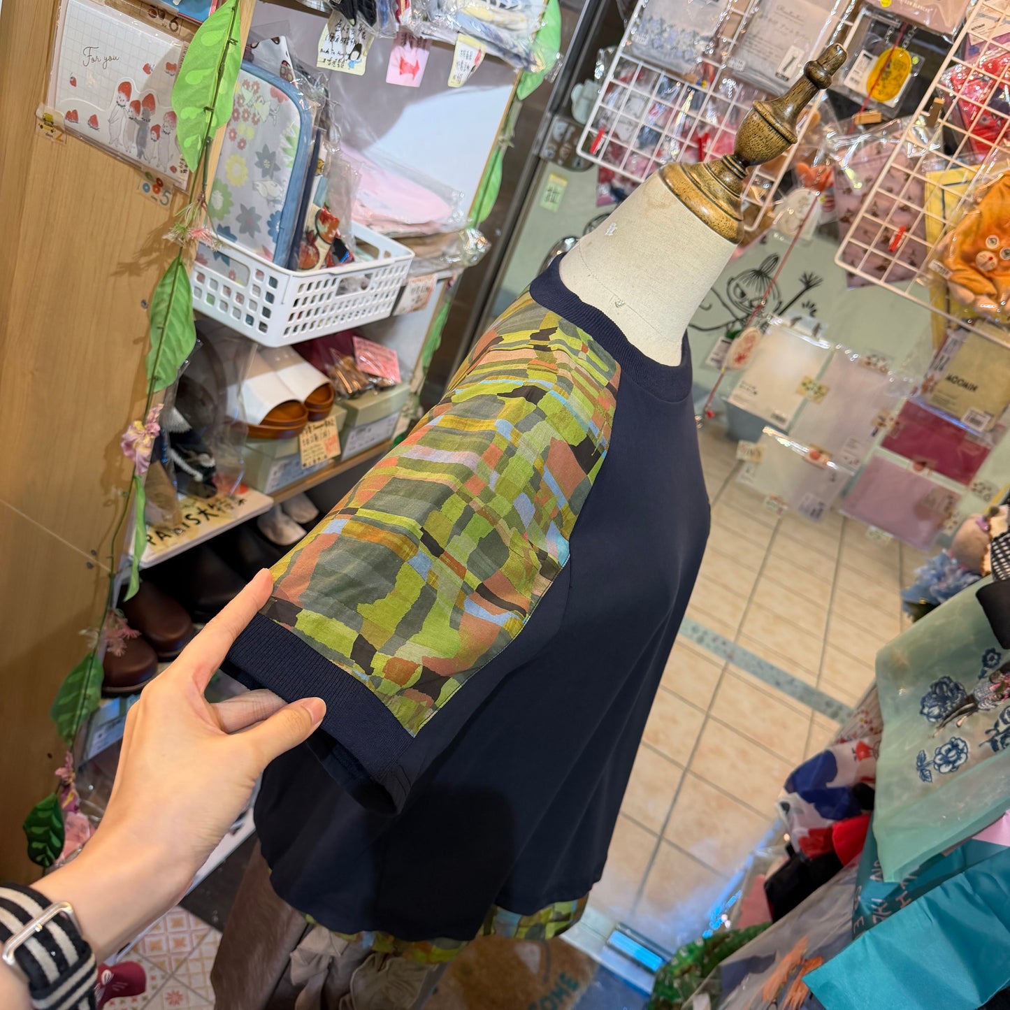 Garance et VoLette Camouflage X Navy Sweatshirt