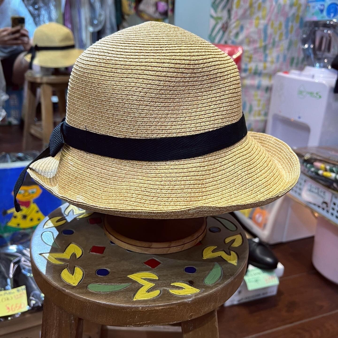 Lueuf Ribbon Straw Hat, 3 Colors