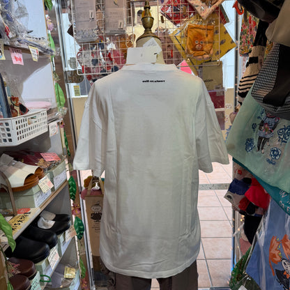 Iki 3D Cupra Embroidery Flower T-shirt, 2 Colors, size S, M, made in Japan