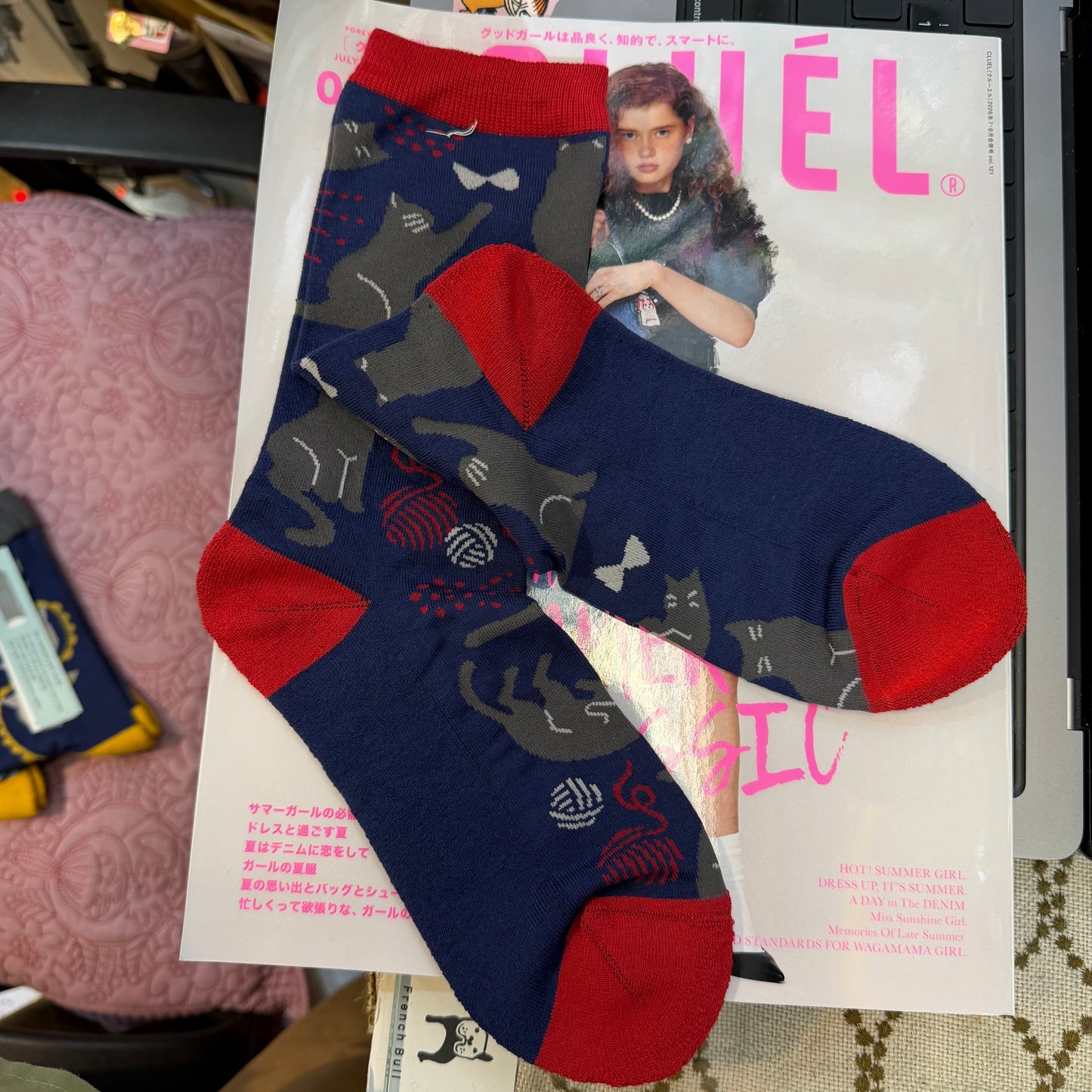 Fromf Print Socks, 3 Patterns, made in Japan