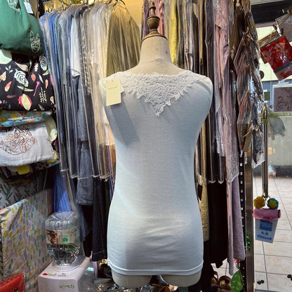 Sale- Page One White Lace Vest,  2 Colors