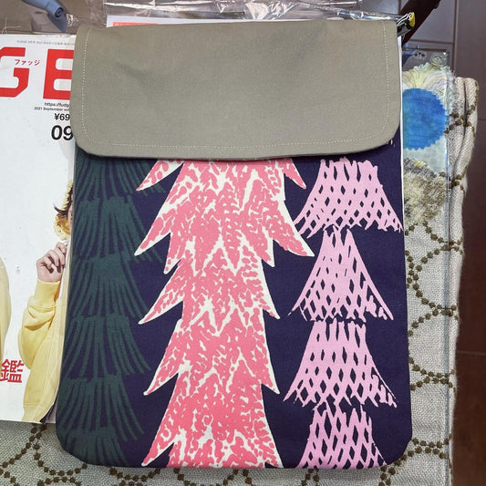 Handmade Metsa -森 Notebook, Tablet Case, fabric from Japan