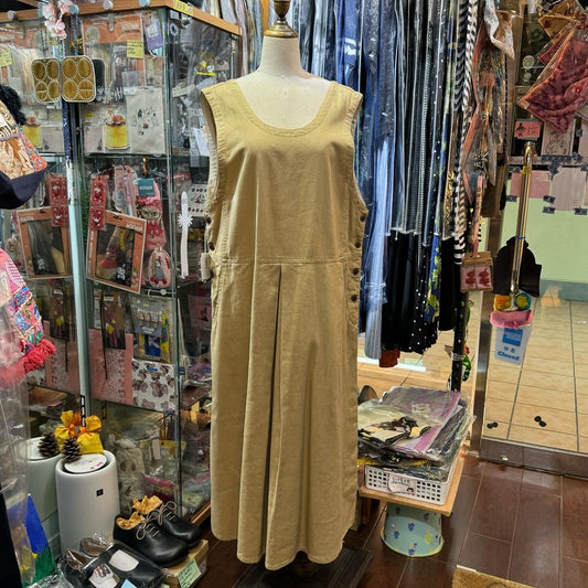 Tumugu Beige 2Way Dress, made in Japan