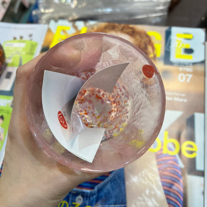 津軽 Handmade Sakura Glass, 260ml,  made in Japan