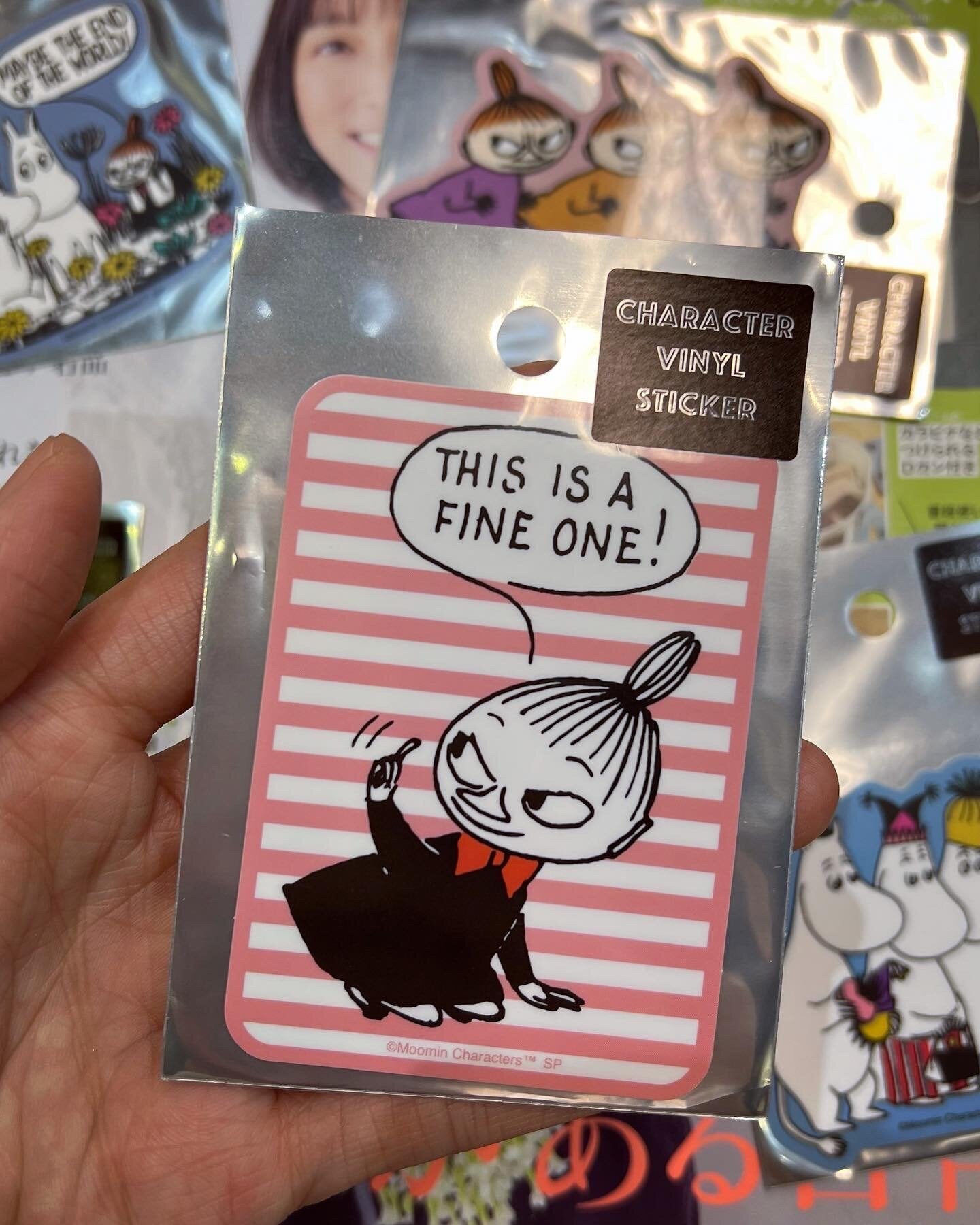 Moomin Stickers, 5 patterns, made in Japan