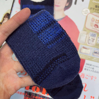 $99 only- Meri ja kuu Blue Wool Socks, made in Japan