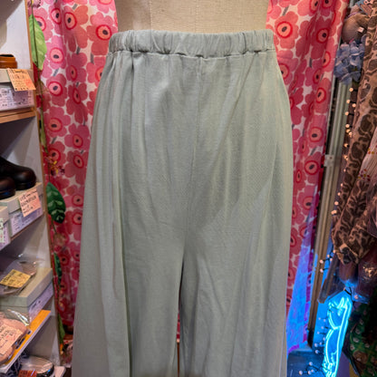 EXTRA30- SO Mint Wide-leg Pants Palazzo, made in Japan