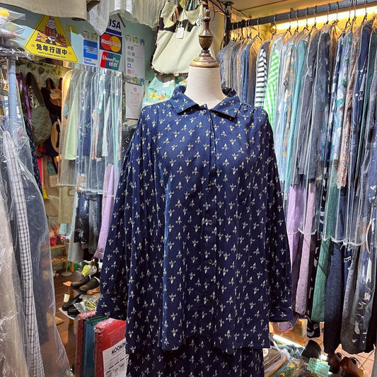 EXTRA20- ichi Floral Print Shirt, 2 Colors, made in Vietnam