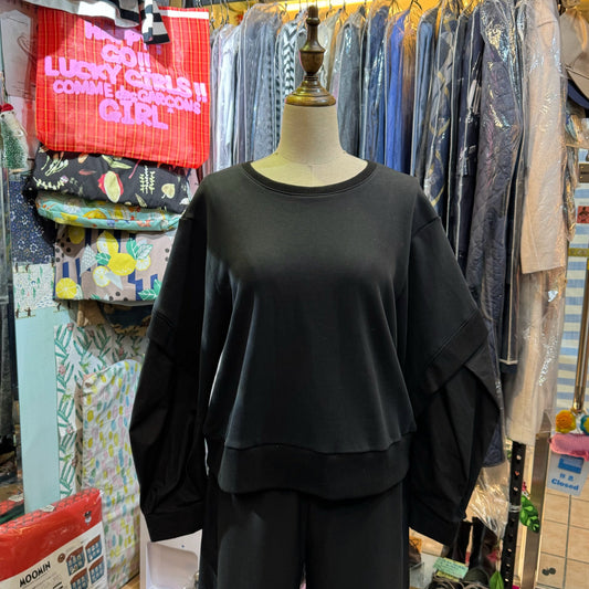 EXTRA20- Herencia Black Sweatshirt, made in Korea