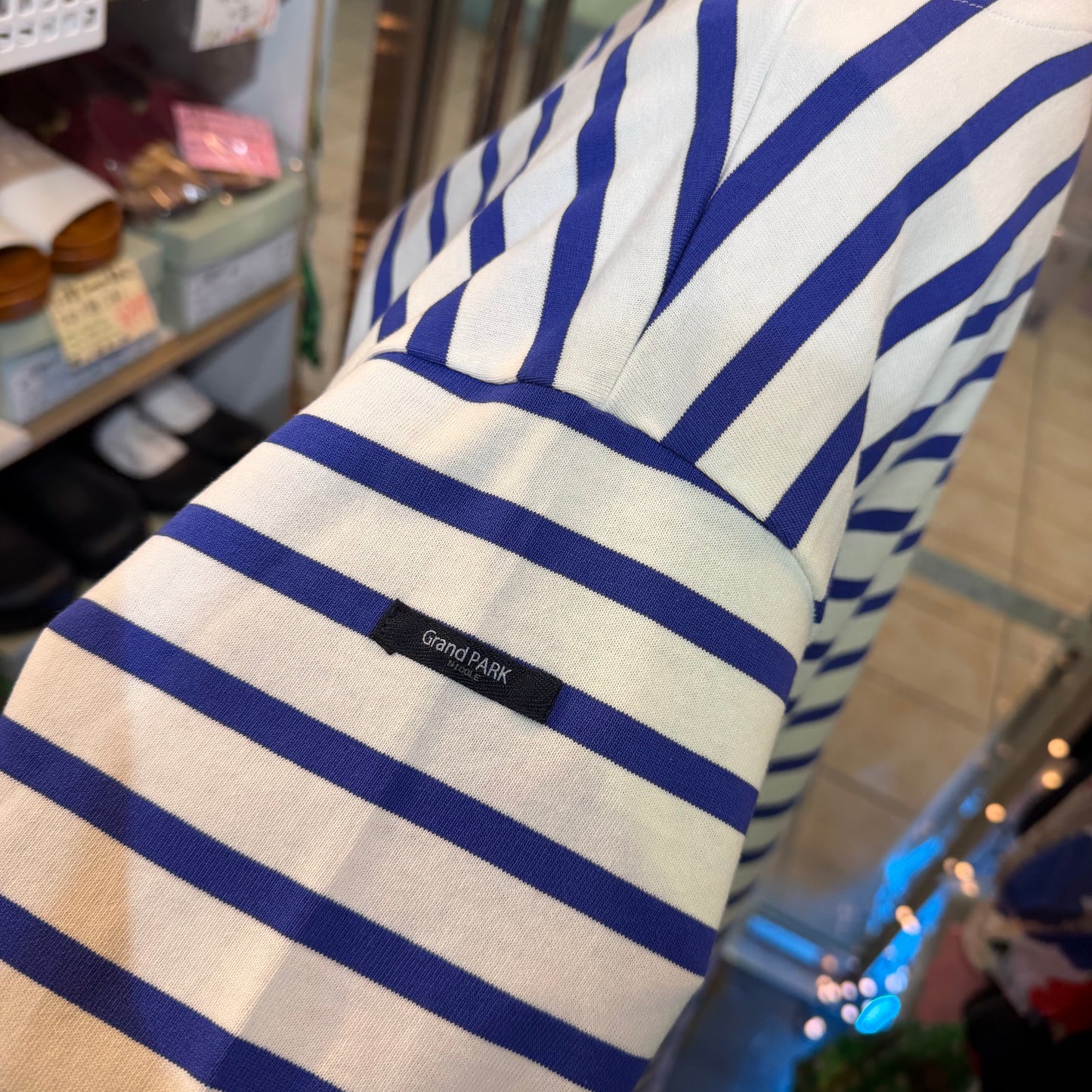 Grand Park Striped T-shirt, 2 Colors, made in Japan