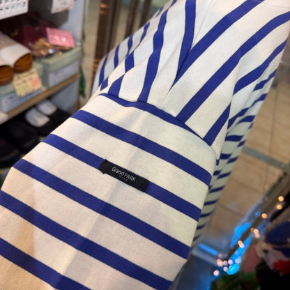 Grand Park Striped T-shirt, 2 Colors, made in Japan