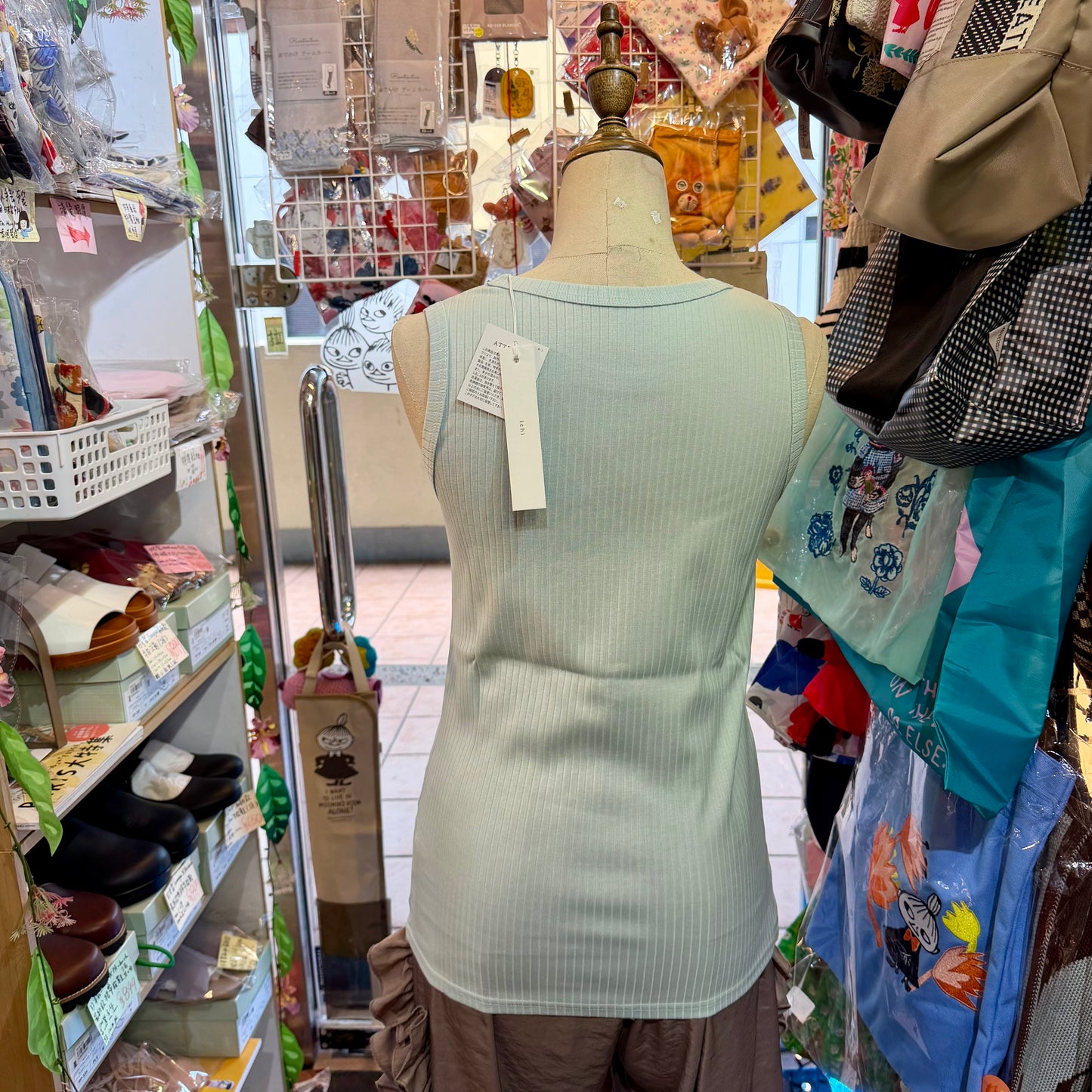 Ichi Cotton Tank Top, 3 Colors, made in Japan