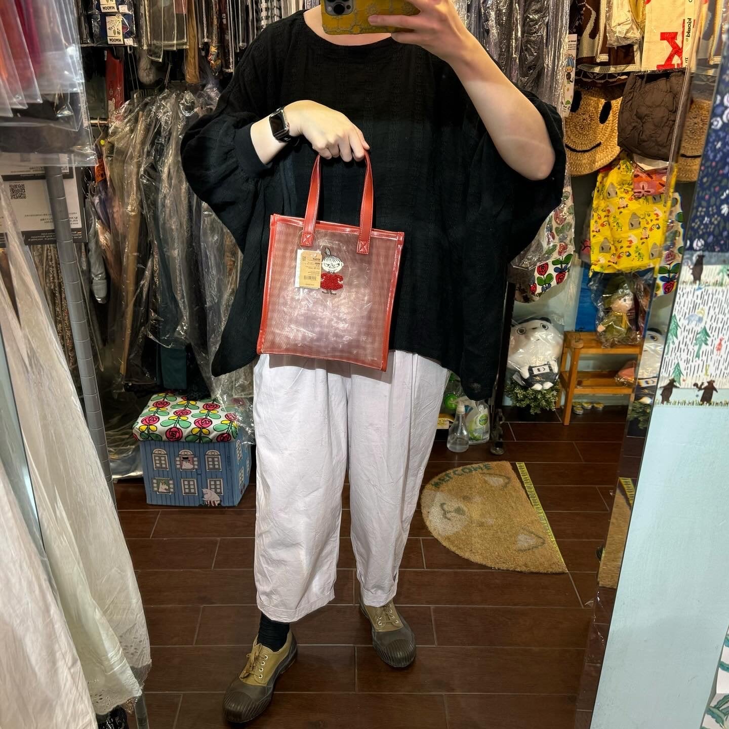 Sale- Little My  See-through HandBag, Transparent
