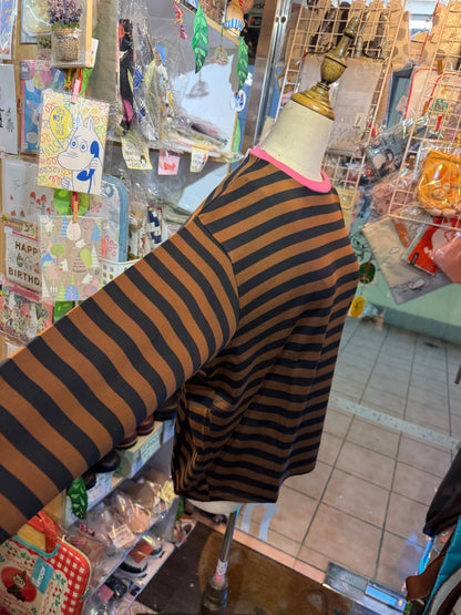 Diaries Striped Long T-shirts 2 Colors, made in Japan