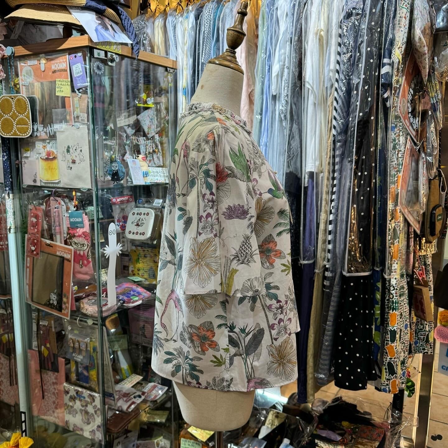 EXTRA20- Michel Beaudouin X Liberty London Shirt, made in Japan