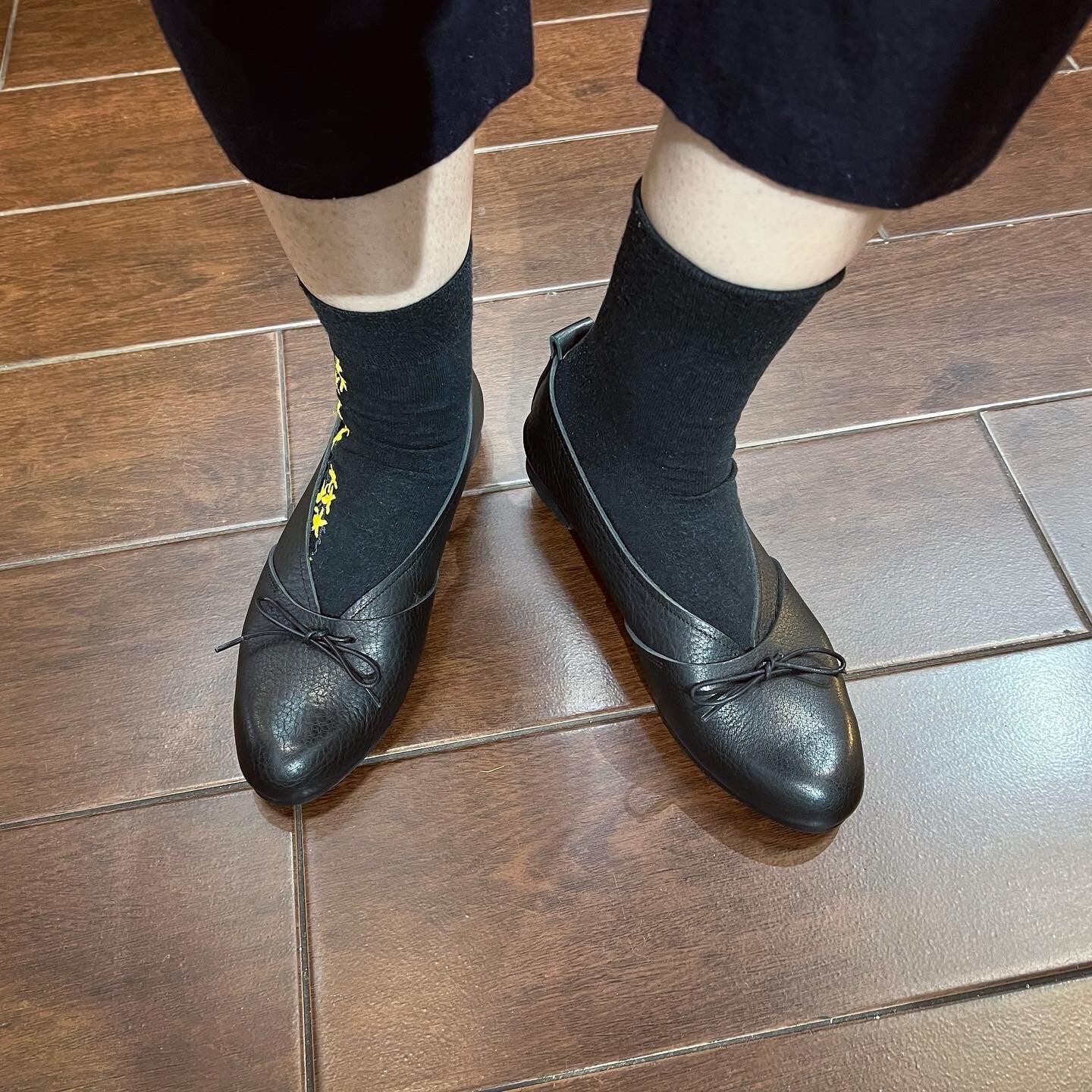 Sale- Paris a Velo Black Leather Shoes, made in Japan