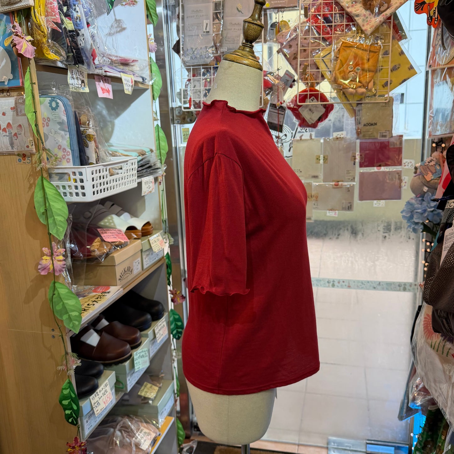 Diaries Frill Collar Cotton Super Soft Blouse,  2 Colors , made in Japan