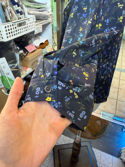 Vent d ouest X Liberty London Navy Floral Shirt, made in Japan