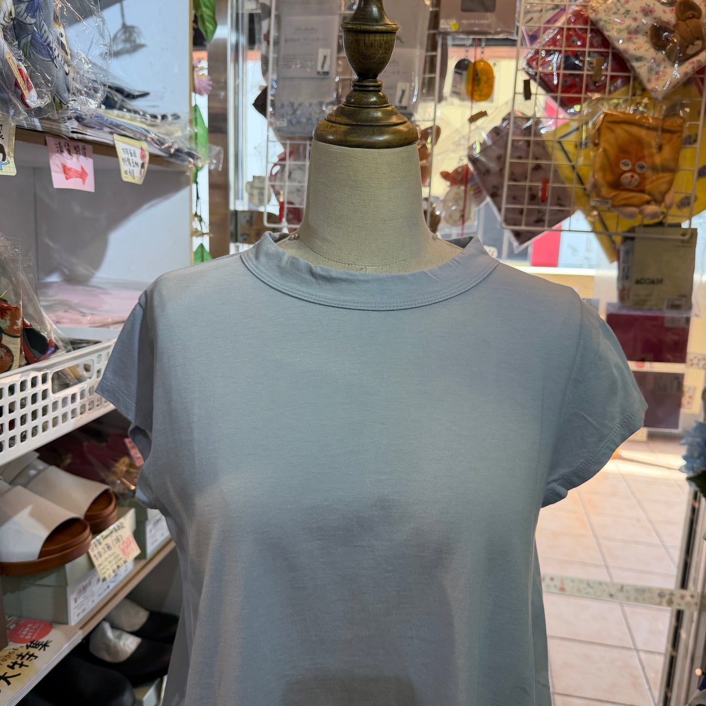 Laiterie Light Blue T-shirt, made in Japan