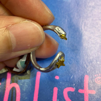 Sale- Palanrt Poc Snake Ring, made in Japan