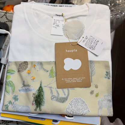 Haupia Animals T-shirt, 4 Colors, made in Japan