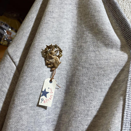 Palnart Poc Rabbit Brooch, made in Japan