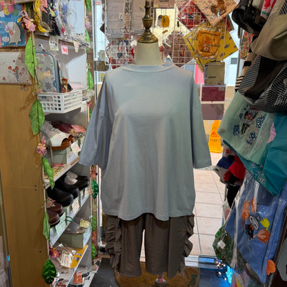 Laiterie Light Blue T-shirt, made in Japan